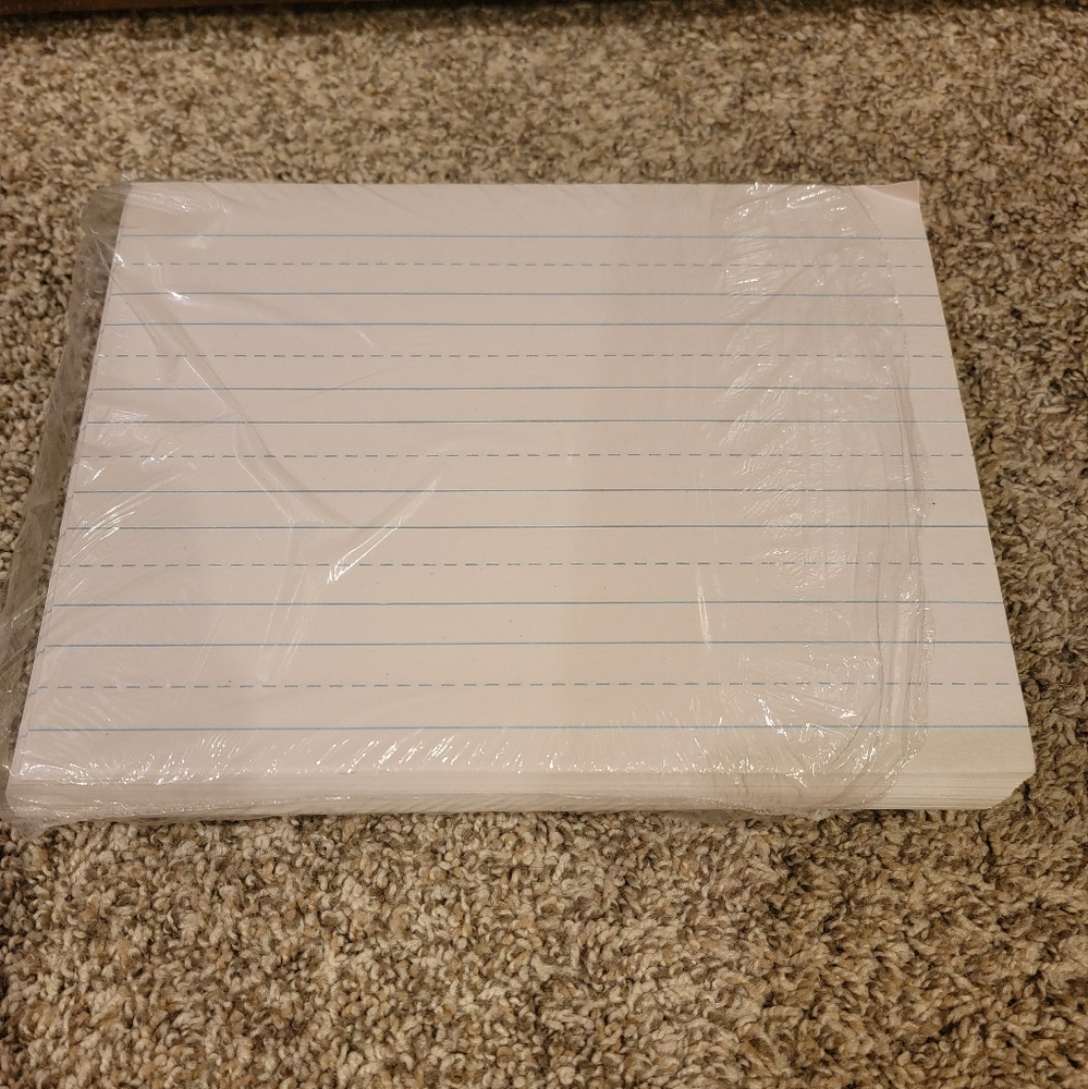 White Lined Paper Pack